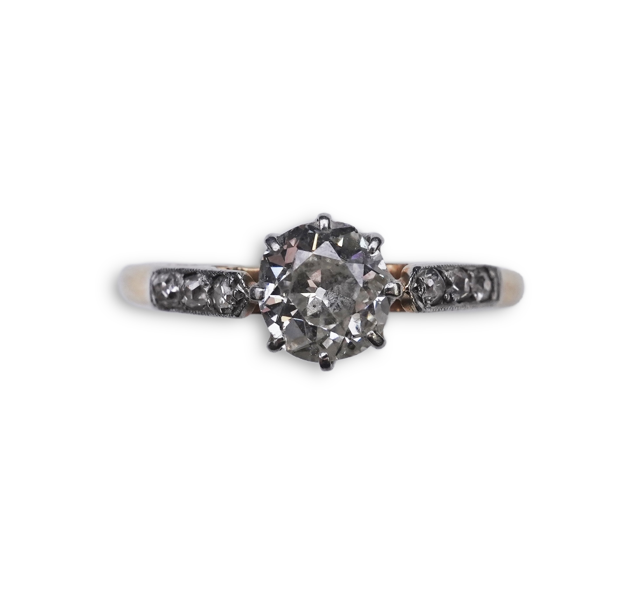 A diamond ring, early 20th century